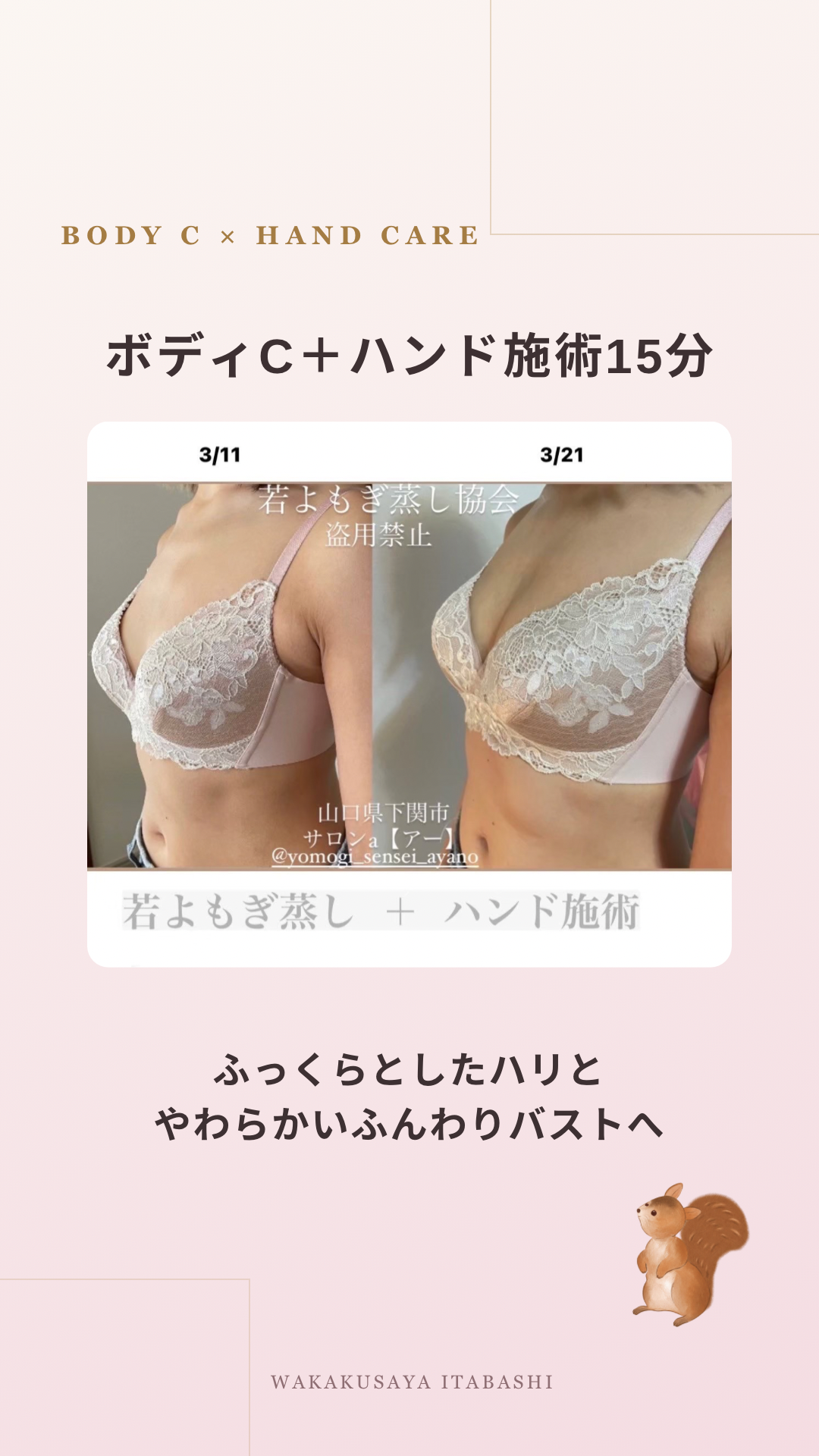 サロン導入をお考えの方限定 ボディC +バストケア体験コース